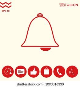Alarm bell icon