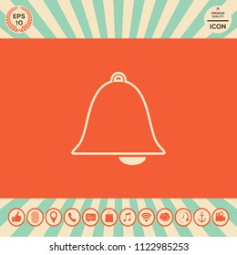 Alarm bell icon