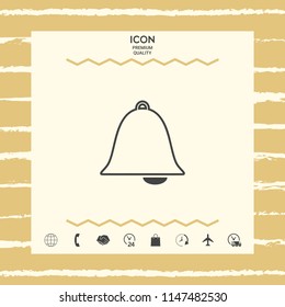 Alarm bell icon