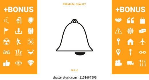 Alarm bell icon