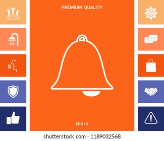 Alarm bell icon