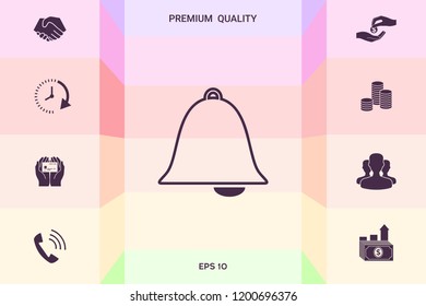 Alarm bell icon
