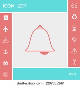 Alarm bell icon