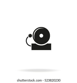 Alarm bell icon.
