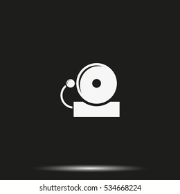 Alarm bell icon.