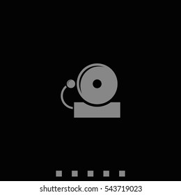 Alarm bell icon.