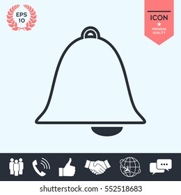 Alarm bell icon