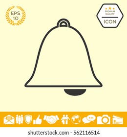 Alarm bell icon