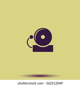 Alarm bell icon.