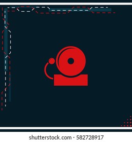 Alarm bell icon.