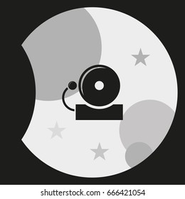 Alarm bell icon.