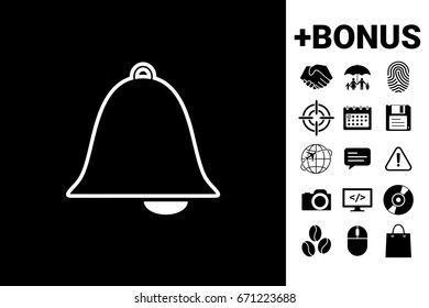 Alarm bell icon