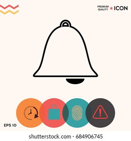 Alarm bell icon