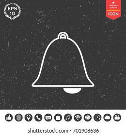 Alarm bell icon