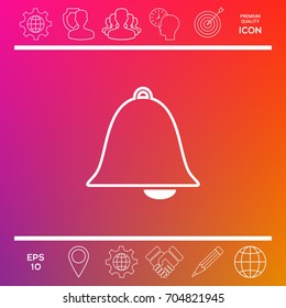 Alarm bell icon