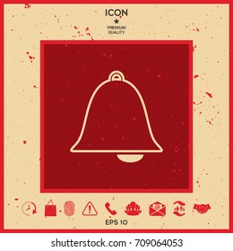 Alarm bell icon