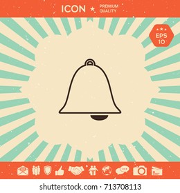Alarm bell icon