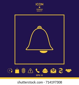 Alarm bell icon