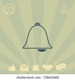 Alarm bell icon