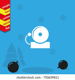 Alarm bell icon.