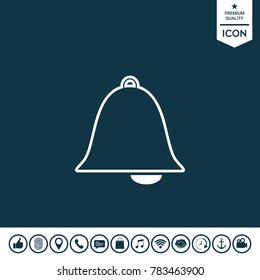 Alarm bell icon