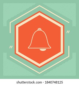 Alarm bell icon. Graphic elements for your design