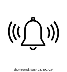 alarm bell icon vector