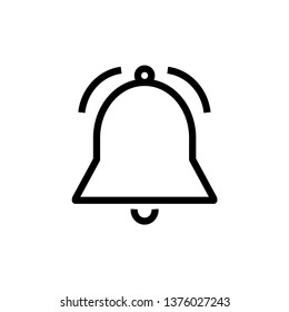 alarm bell icon vector