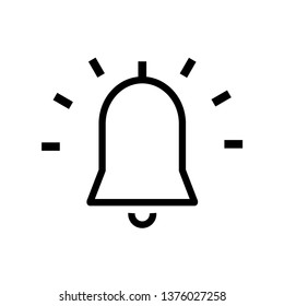 alarm bell icon vector