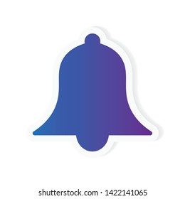 alarm bell icon- vector illustration