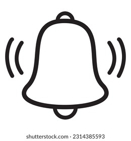 Symbol der Alarmglocke, Symbol der Benachrichtigungsglocke, Symbol für die Alarmglocke