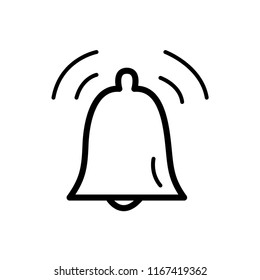 alarm, bell icon vector template