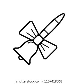 alarm, bell icon vector template