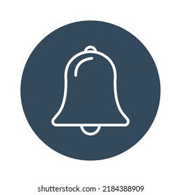 Alarm bell Isolated Vector icon which can easily modify or edit

