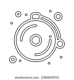 Alarm, Bell, School line icon vector