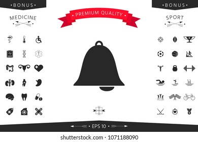 Alarm bell symbol icon