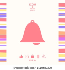 Alarm bell symbol icon