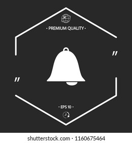 Alarm bell symbol icon
