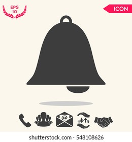 Alarm bell symbol icon