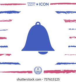 Alarm bell symbol icon