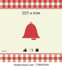Alarm bell symbol icon