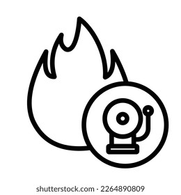 Alarm bell Vector Icon easily modify

