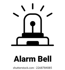 Alarm bell Vector Icon easily modify

 svg