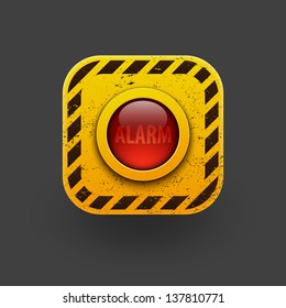 Alarm bulb icon. Vector eps10
