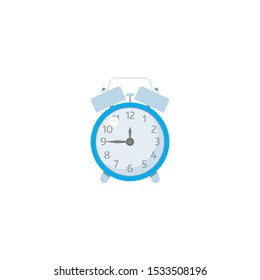 Alarm cartoon clock icon,vector on a white background