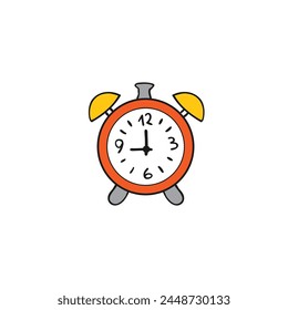 Alarm Clipart, Clock line art, Watch illustration