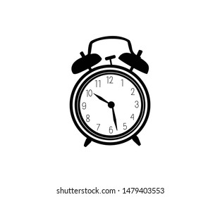 Alarm Clock 1. quote lettering with motivating message - Vector