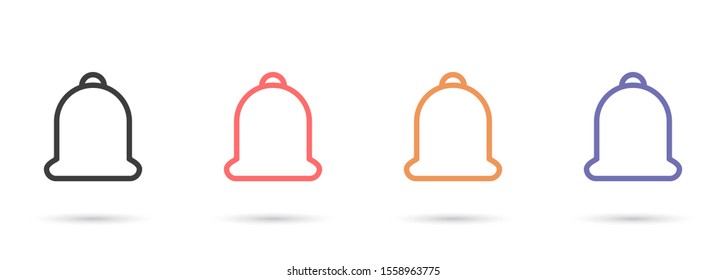 alarm clock 10 bond icon design vector graphic