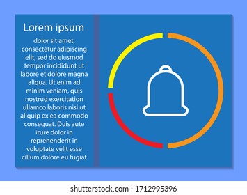 alarm clock 10 bond icon design vector graphic