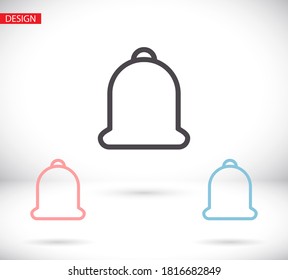 alarm clock 10 bond icon design vector graphic